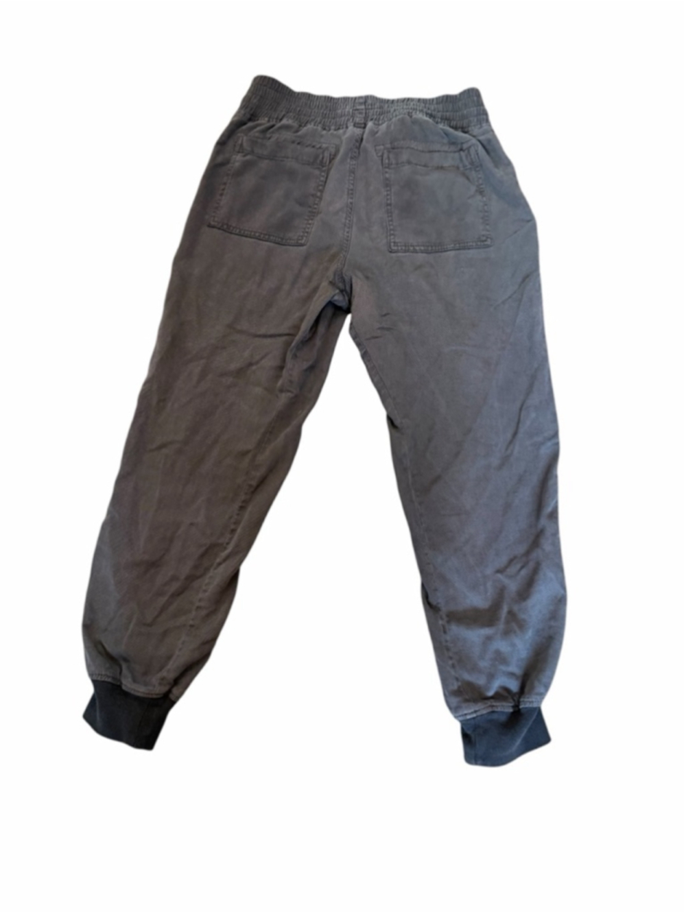 Zara Gray Cargo Jogger Pants XS Utility Pocket Drawstring Casual Relaxed - Picture 4 of 9